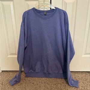 Unisex Men’s / Women’s Miltex Purple Sweatshirt Pullover Large L